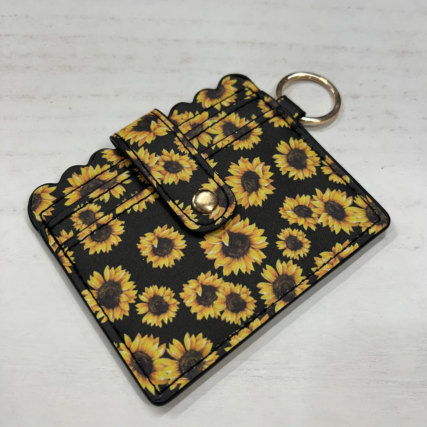 Black Sunflower Wallet
